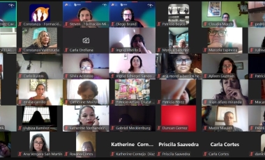 Personas conectadas a una sesión formativa online