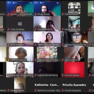 Personas conectadas a una sesión formativa online