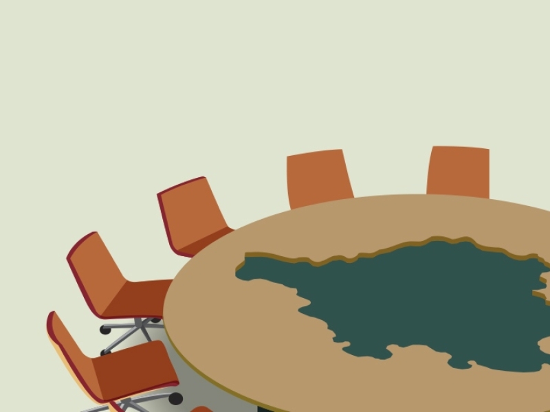 Una mesa redonda
